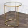 Andrea Nest Of Tables (Set of 2) Gold Large Table