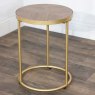 Andrea Nest Of Tables (Set of 2) Gold Small Table