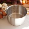 Profile Matte Stainless Steel Saucepan 18cm Lifestyle