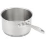 Profile Matte Stainless Steel Saucepan 16cm  from the back