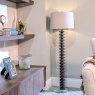 Mindy Brownes Caleb Floor Lamp Black Base With Taupe Shade Lifestyle