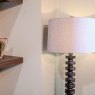 Mindy Brownes Caleb Floor Lamp Black Base With Taupe Shade Detail