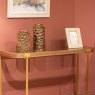 Ellen Console Table Gold Lifestyle Close Up