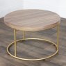 Ellen Coffee Tables (Set of 2) Gold Smaller Table