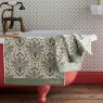 Palm Geo Bath Sheet Green Lifestyle