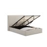 Danny Super King (160cm) Ottoman Bedstead Fabric Stone Whiteout 1