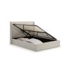 Danny Super King (160cm) Ottoman Bedstead Fabric Stone Whiteout 2