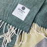 Supersoft Dublin Throw 145cm x 200cm Green Fabric Close Up
