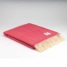 Heritage Aurora Pink Herringbone Throw 145cm x 200cm Pink