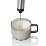 Electric Milk Frother Stainless Steel in use