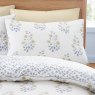 Bianca Fine Linens Eloise Floral Reversible King Duvet Cover Set Blue 3