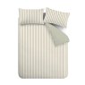Bianca Fine Linens Hampton Stripe Reversible King Duvet Cover Set Green 4