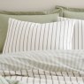 Bianca Fine Linens Hampton Stripe Reversible Superking Duvet Cover Set Green 3