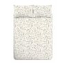 Bianca Fine Linens Thea Floral Superking Duvet Cover Set Green 3