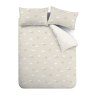 Catherine Lansfield Sheep Brushed Cotton Reversible Double Duvet Cover Set Natural 4