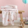 Belle & Boo Fairytale Throw Reversible 150x200cm Pink