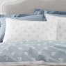 Bianca Fine Linens Esme Floral Reversible Superking Duvet Cover Set White/Blue 3
