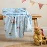 Belle & Boo Pirate Throw Reversible 150x200cm Blue