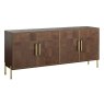 Grace 4 Door Sideboard Dark Wood