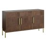 Grace 3 Door Sideboard Dark Wood