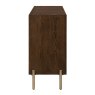 Grace 4 Door Sideboard Dark Wood Side view