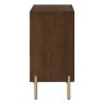 Grace 2 Door Sideboard Dark Wood Side view