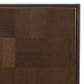 Grace 2 Door Sideboard Dark Wood Close up