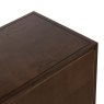 Grace 3 Door Sideboard Dark Wood Top view