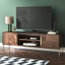 Grace 2 Door Large TV/Entertainment Unit Dark Wood Lifestyle