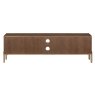Grace 2 Door Large TV/Entertainment Unit Dark Wood Back view