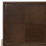 Grace 1 Door Small TV/Entertainment Unit Dark Wood Close Up