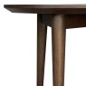 Grace Round Side Table Dark Wood Close up of legs