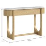 Phoenix 1 Drawer Console Table Oak & Marble Dimensions