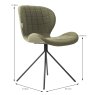 Wow Dining Chair Fabric Green Dimensions