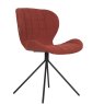 Wow Dining Chair Fabric Orange
