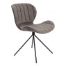 Wow Dining Chair Velvet Grey