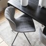 Wow Dining Chair Fabric Light Grey Lifestyle