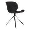 Wow Dining Chair Faux Leather Black Back