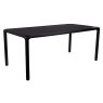 Storm 8 Person Rectangular Dining Table Black