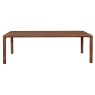 Storm 10 Person Rectangular Dining Table Walnut Length View