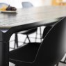 Storm 10 Person Rectangular Dining Table Black Lifestyle