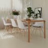 Storm 8 Person Rectangular Dining Table Natural Lifestyle