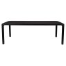 Storm 10 Person Rectangular Dining Table Black Length View