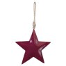 Hanging Enamel Star Purple 10cm