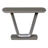 Lazzaro Console Table Graphite Front View