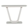 Lazzaro Console Table Putty Front View