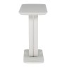Lazzaro Console Table Putty Side View