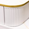 Layla Dressing Table Set With Stool & Vanity Mirror White Detail