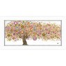 Artko Circle of Life 115cm x 60cm Picture By Sara Otter White Frame 