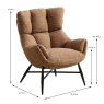Allen Armchair Fabric Rust 3